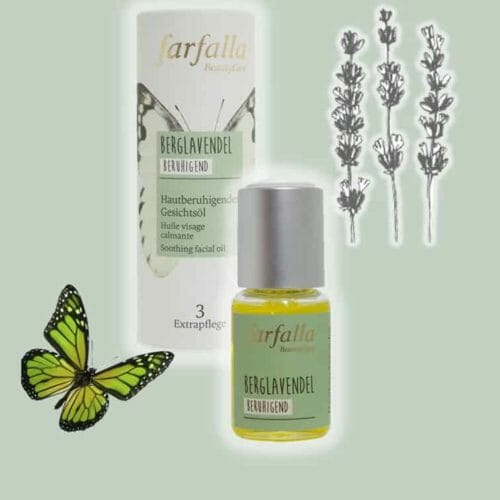Mountain lavender skin soothing facial soel soothing farfalla