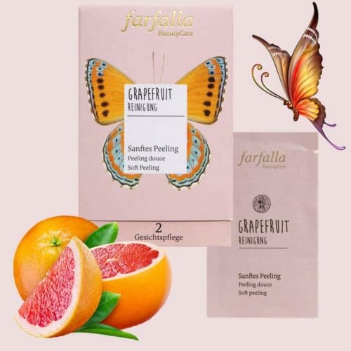 Grapefruit Reinigung Sanftes Peeling Farfalla Angeldar