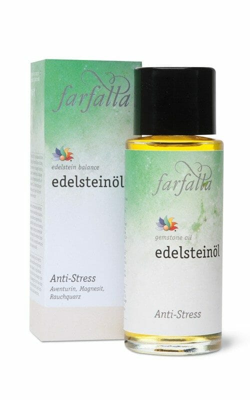 Gemstone Oil Anti-Stress - 80ml - E.g. as reflex zone harmonization and massage or energetic massage or chakra vitalization