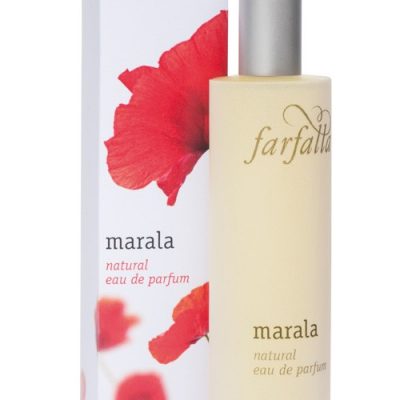 Marala Natural Eau de Parfum – Farfalla Marala Natural Eau de Parfum mit Amber, Nachthyazinthe, indischem Jasmin - 50ml - oder testen Sie je 4 Parfüms im Geschenkset Naturparfums eins und zwei.
