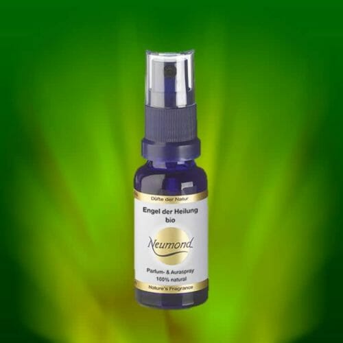 Angel light for healing natural perfume bio of Neumond. This distinctive perfume contains cleansing and fortifying oils, such as niaouli and spruce needle. 20ml