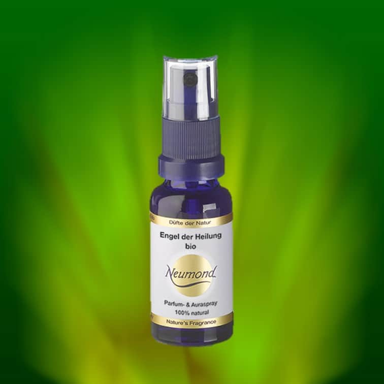Angel light for healing natural perfume bio of Neumond. This distinctive perfume contains cleansing and fortifying oils, such as niaouli and spruce needle. 20ml