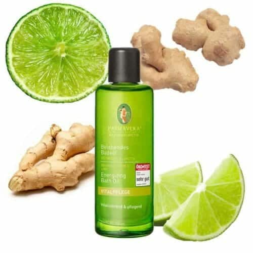 Bath oil with organic ginger and lime. Content: 100ml