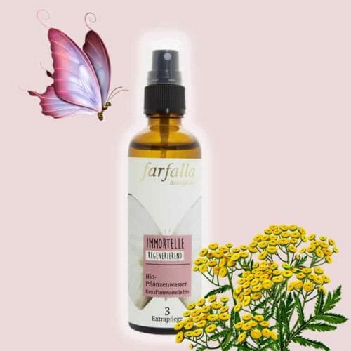 Immortellenwasser bio alcohol-free from Farfalla.