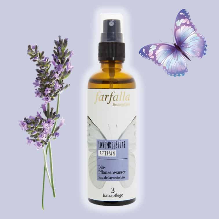 Organic alcohol-free lavender flower water from Farfalla | Angeldar