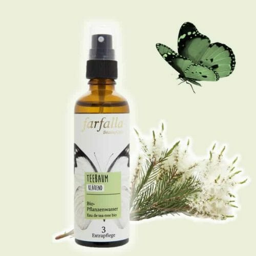 Tea tree water organic clarifying farfalla