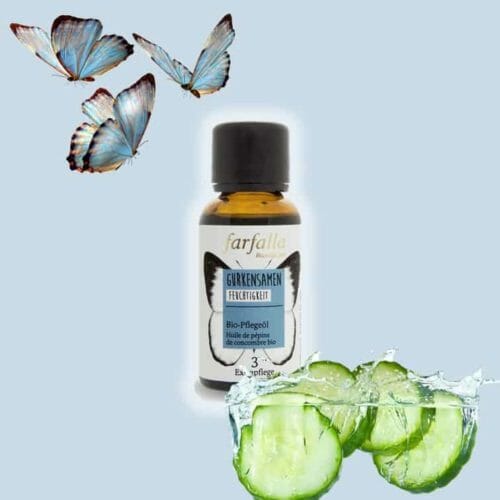 Cucumber seed oil organic base oil from Farfalla | Angeldar
