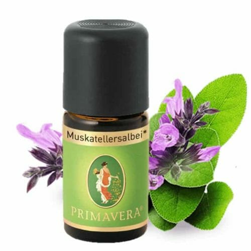 Clary sage organic essential oil from Primavera,