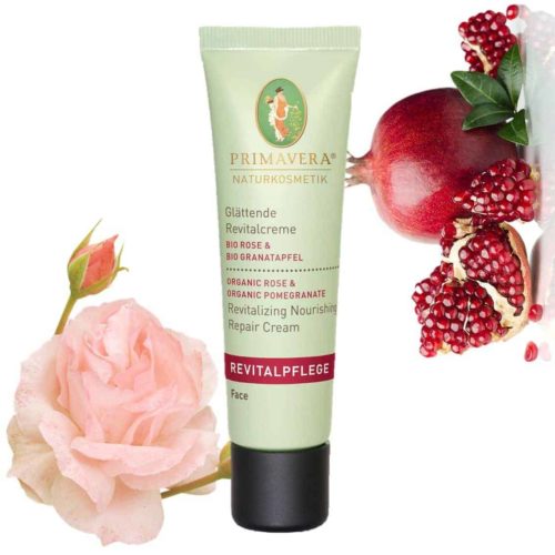 Revitalizing cream rose and pomegranate
