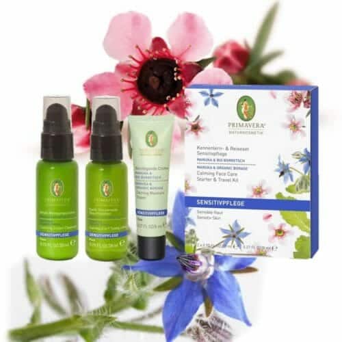 Getting to know and travel kit Sensitive care Manuka Borretsch