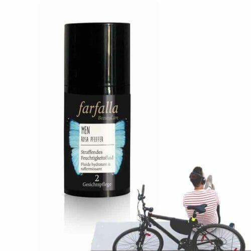 men, Pink Pepper Firming Moisturizing Fluid. Uncomplicated & practical,herb-fresh & naturally effective. FEEL GREAT!