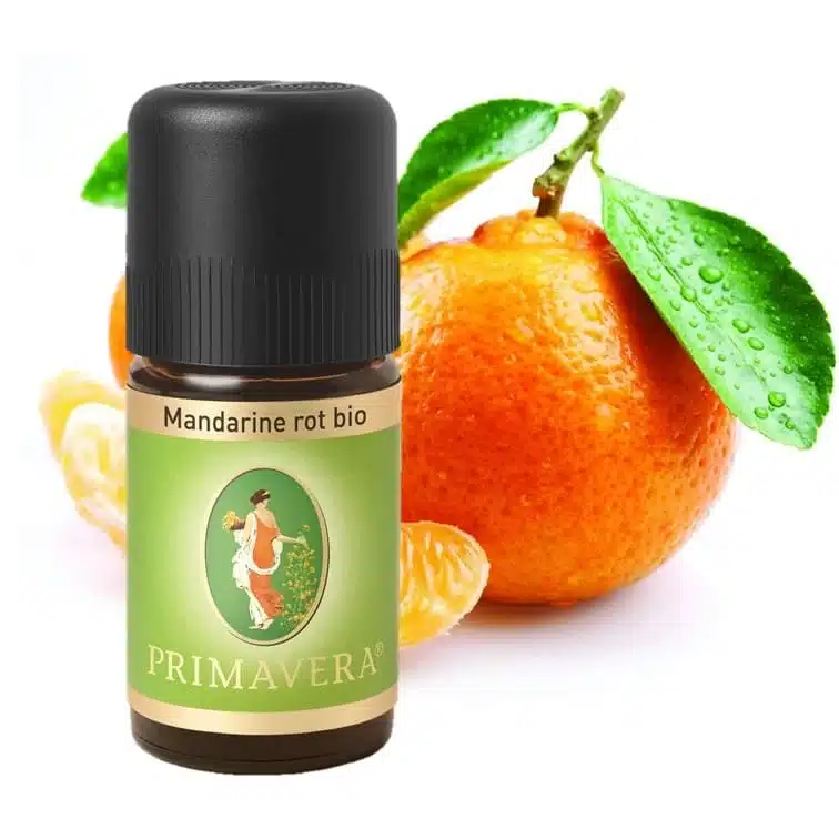 Mandarin red organic essential oil from Primavera