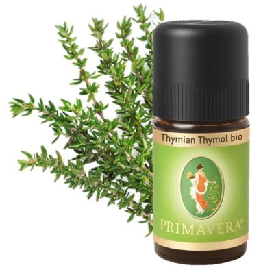 Thymian Thimol Ätherisches Öl bio von Primavera Thymian Thimol Ätherisches Öl bio von Primavera