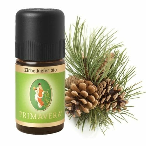 Swiss stone pine organic essential oil from Primavera