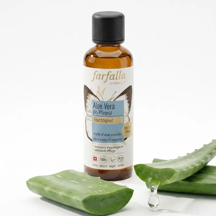 Aloe Vera bio Basisรถl von farfalla