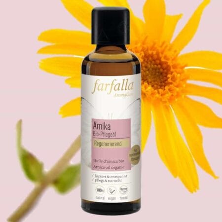 Arnica care oil organic from farfalla