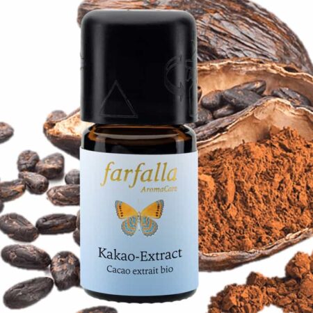 Kakao-Extrakt bio, ätherisches Öl farfalla-