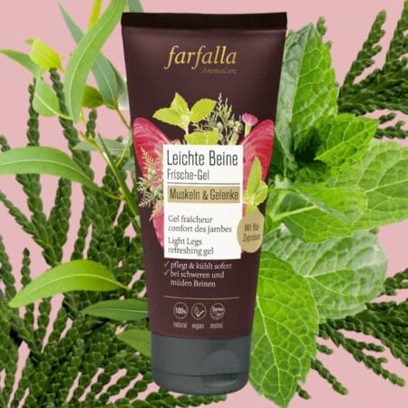Light legs freshness gel from farfalla - natural cosmetics