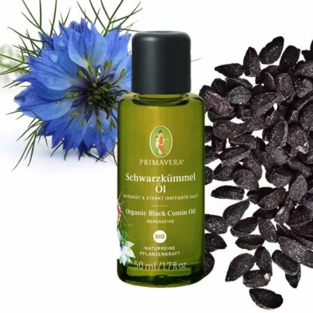 Black seed oil organic base oil from Primavera