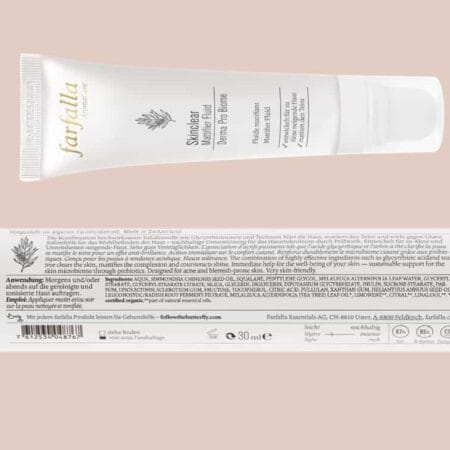 Skinclear Mattifier Fluid Derma Pro Biome farfalla